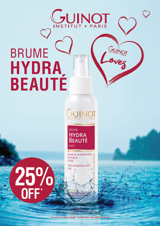 GUINOT LOVES Brume Hydra Beauté!